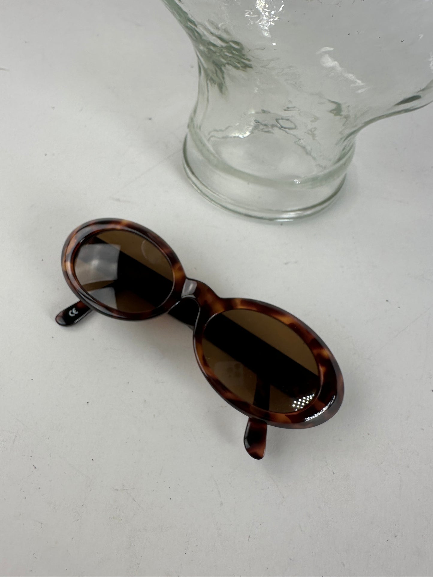 Vintage Gianni Versace Leopard Sunglasses Brown