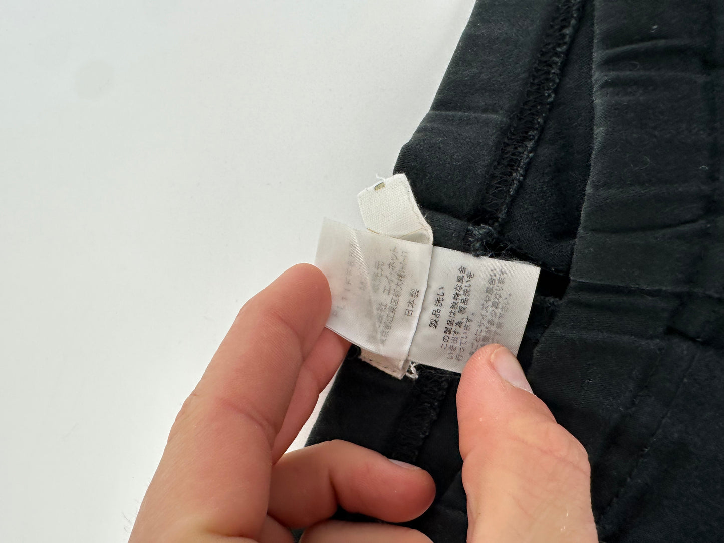 Vintage Issey Miyake Wool Straight Leg Trousers Black M