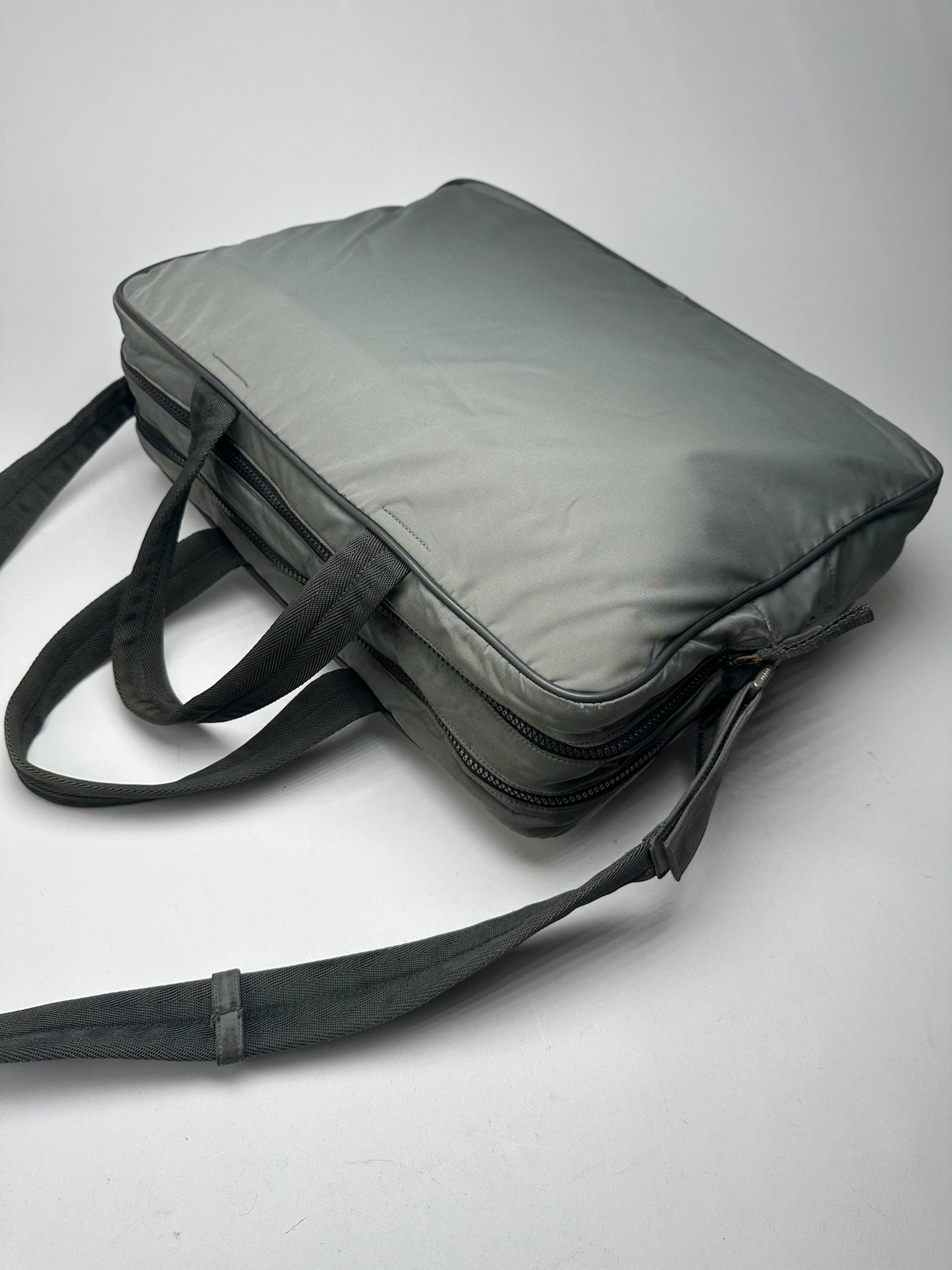 Vintage Prada Sport 2 Way Bag Gray