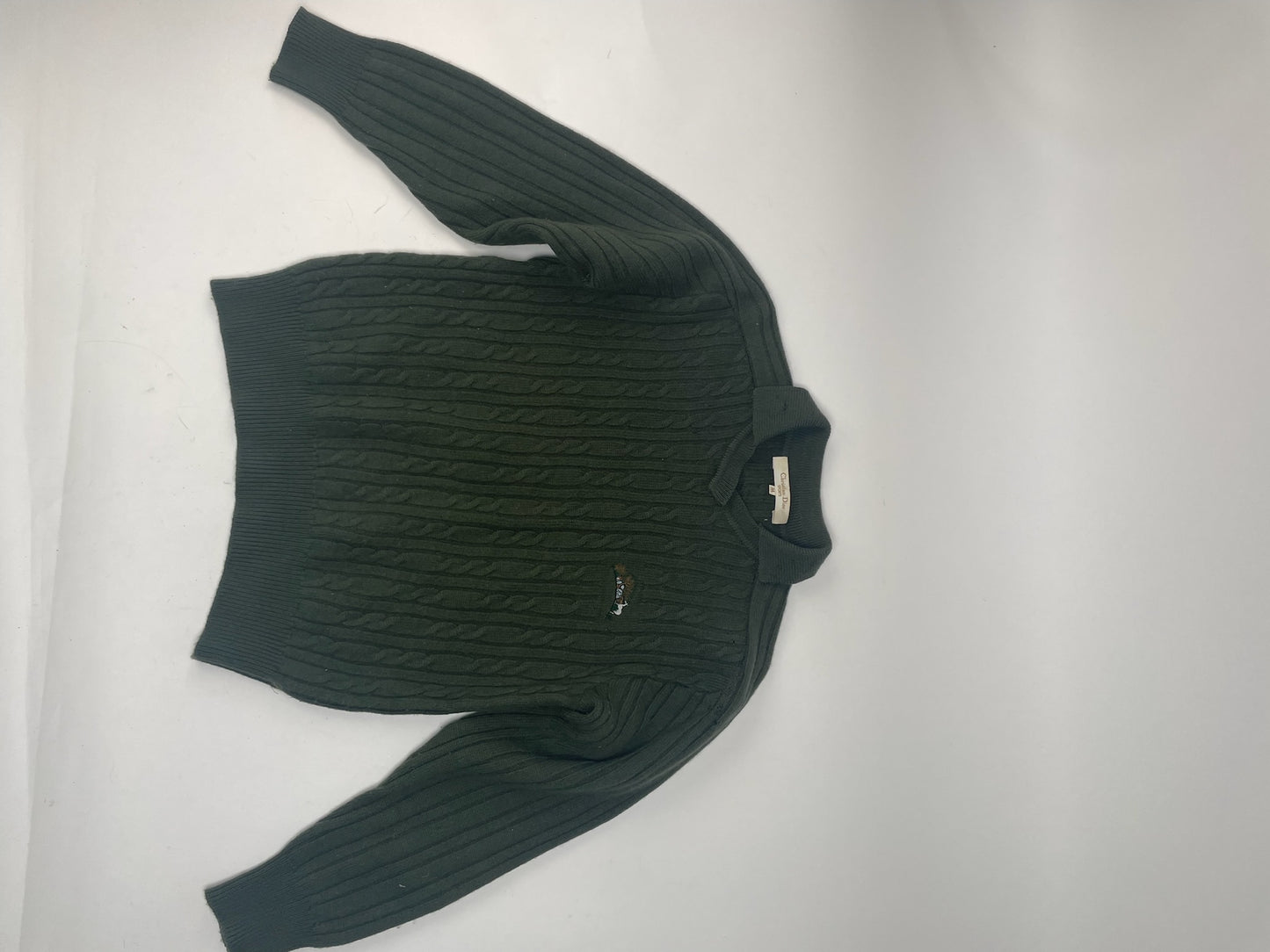 Vintage Dior Wool Sweater Dark Green M