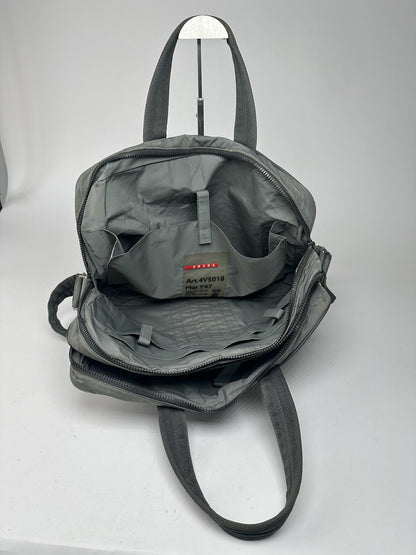 Vintage Prada Sport 2 Way Bag Gray