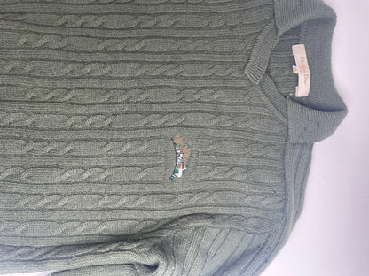 Vintage Dior Wool Sweater Dark Green M