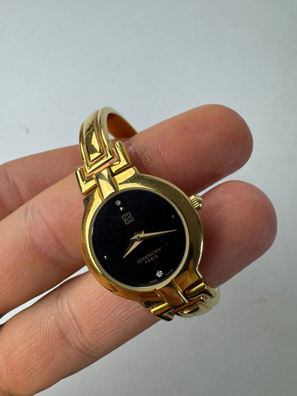 Vintage Givenchy Quartz Watch Golden