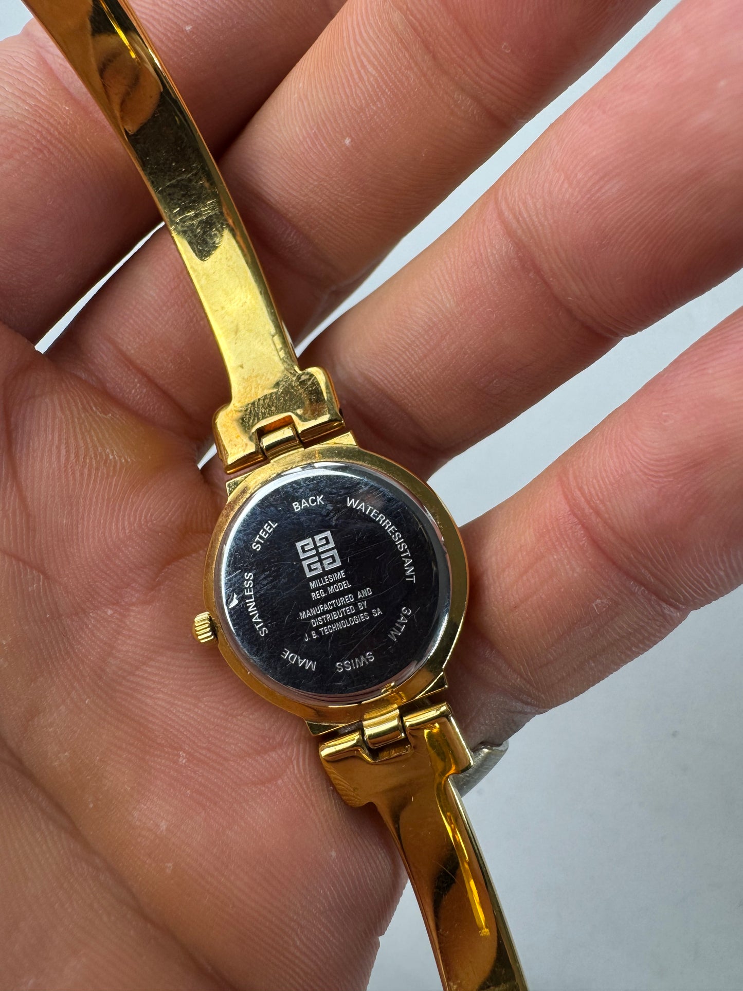 Vintage Givenchy Quartz Watch Golden