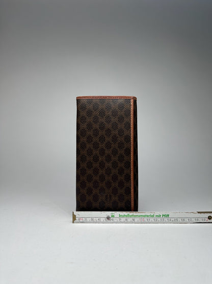 Vintage Celine Paris Leather ID Holder Brown