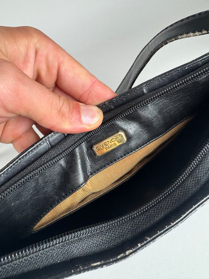 Vintage Givenchy 4G leather bag black