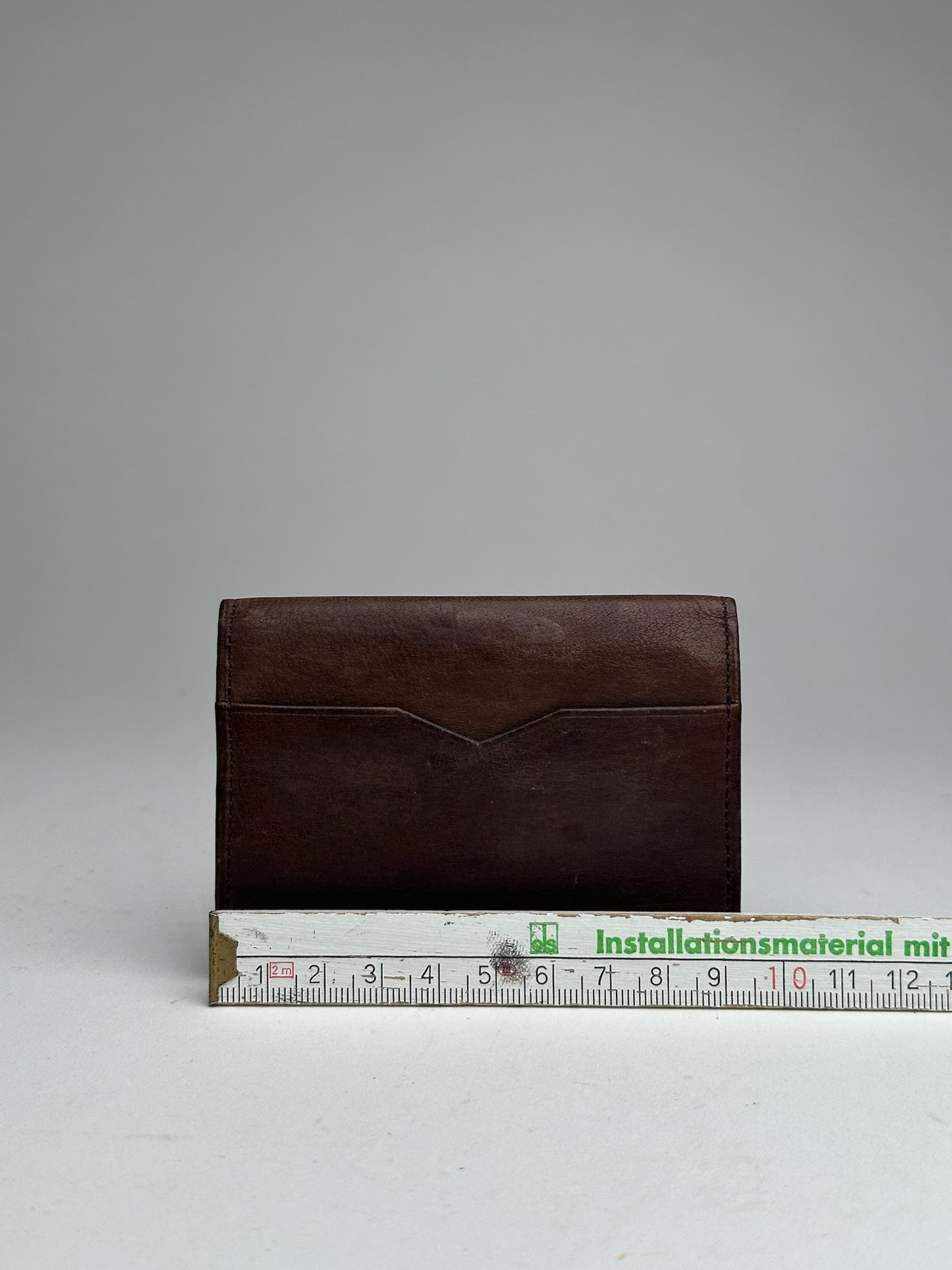 Vintage Yves Saint Laurent Leather Card Holder Brown