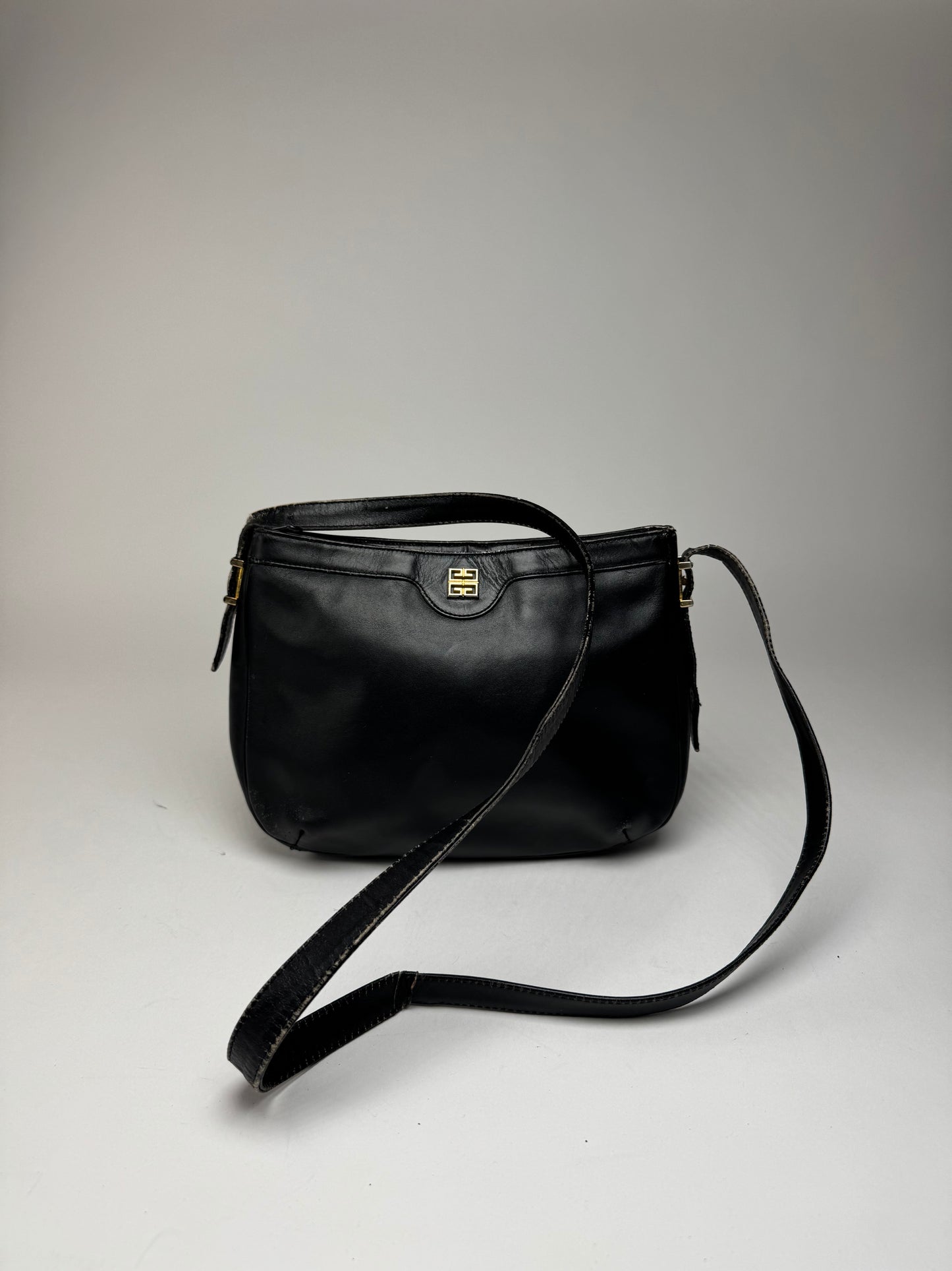 Vintage Givenchy 4G leather bag black