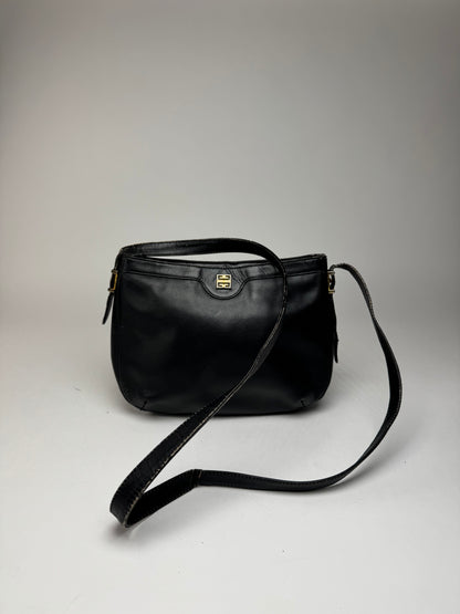 Vintage Givenchy 4G leather bag black