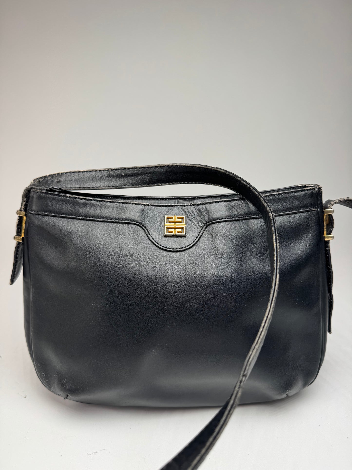 Vintage Givenchy 4G leather bag black