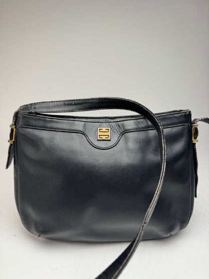Vintage Givenchy 4G leather bag black