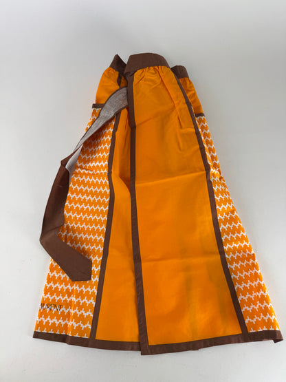 Vintage Yves Saint Laurent Skirt Black Yellow