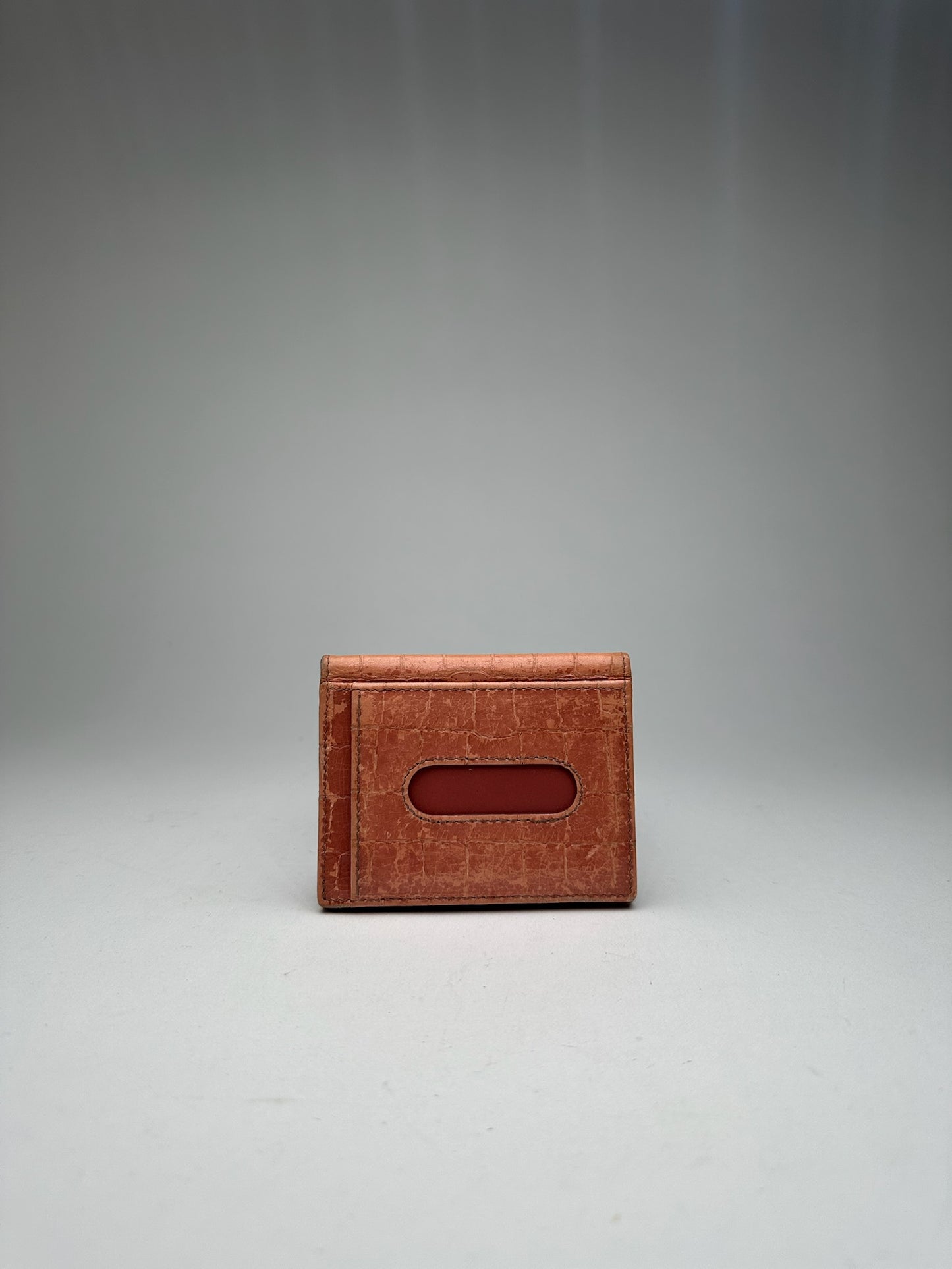 Vintage Miu Miu Card Holder orange