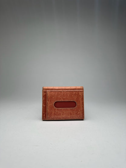 Vintage Miu Miu Card Holder orange