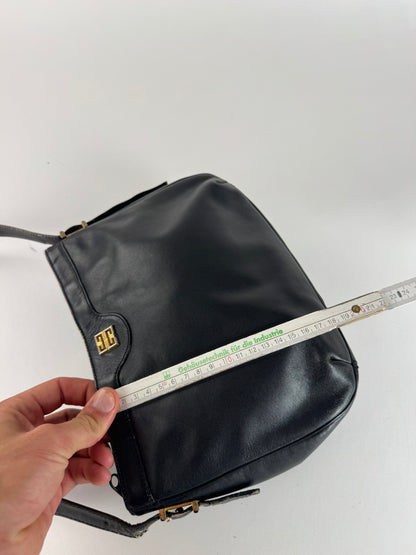 Vintage Givenchy 4G leather bag black