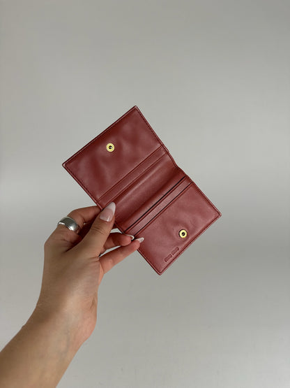 Vintage Miu Miu Card Holder orange
