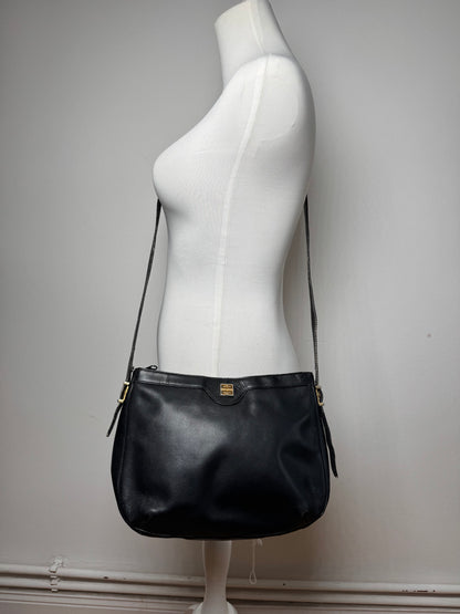 Vintage Givenchy 4G leather bag black