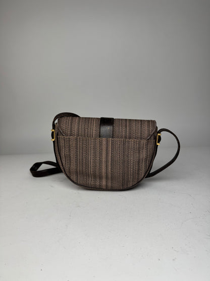 Vintage Givenchy Leather Shoulder in Bag Brown