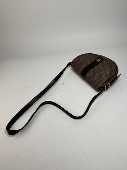 Vintage Givenchy Leather Shoulder in Bag Brown