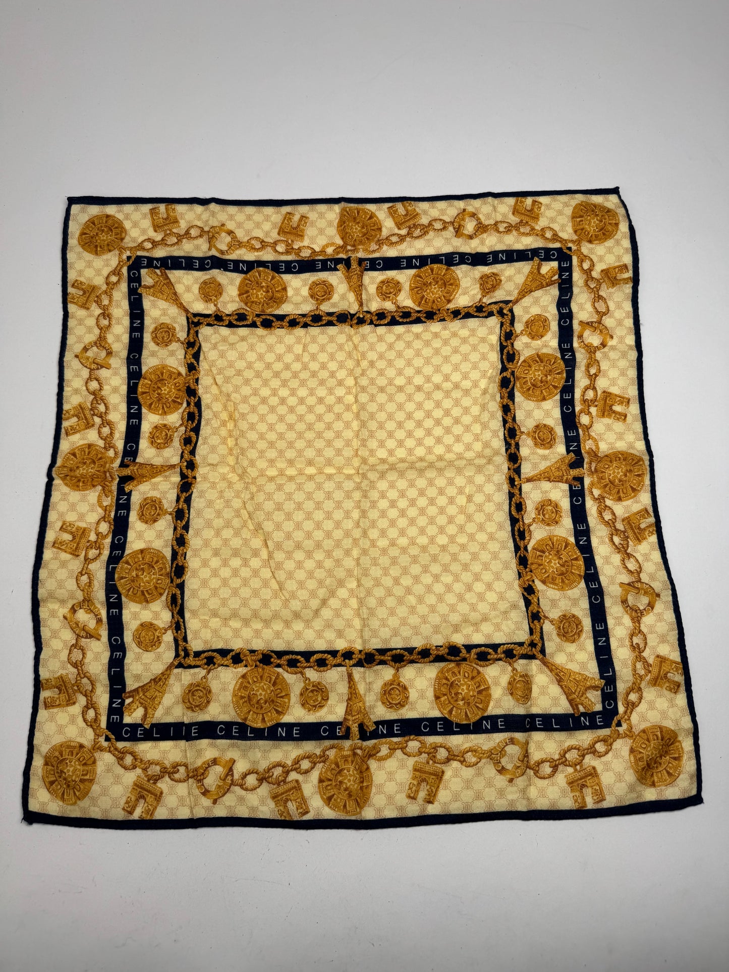 Vintage Celine Monogram Cloth yellow