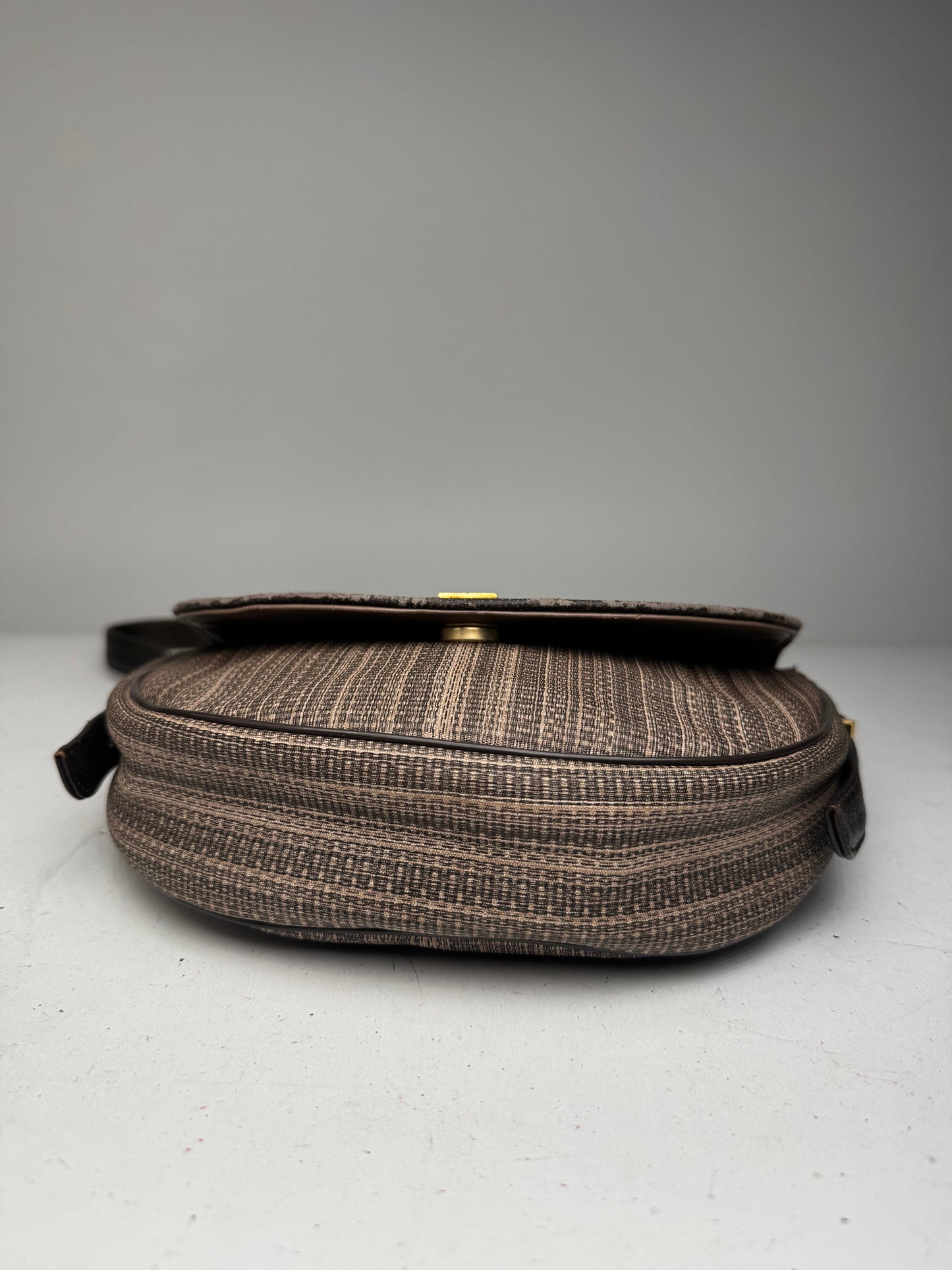 Vintage Givenchy Leather Shoulder in Bag Brown