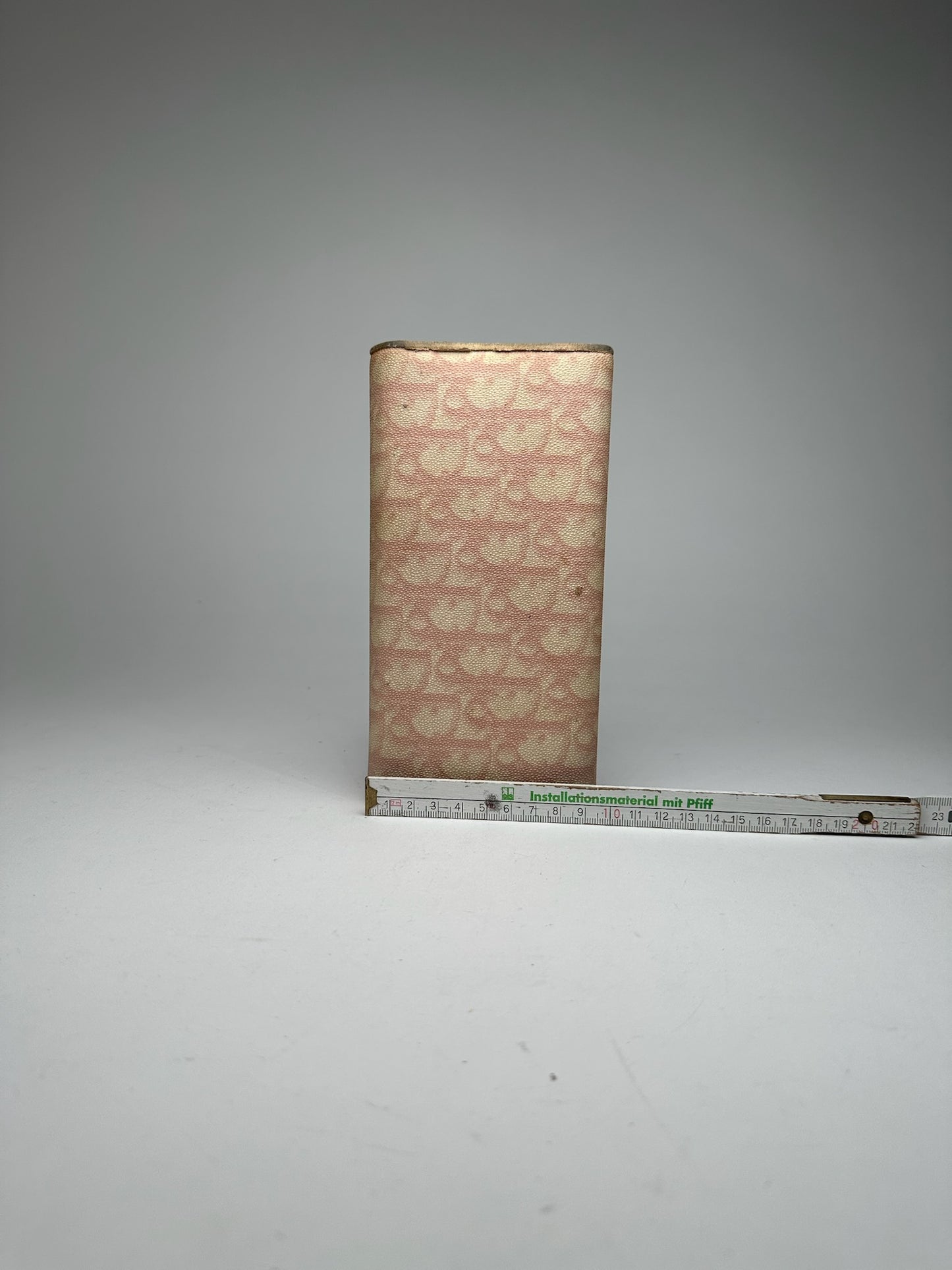 Vintage Dior oblique saddle leather wallet pink