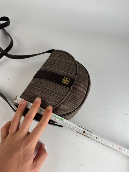 Vintage Givenchy Leather Shoulder in Bag Brown