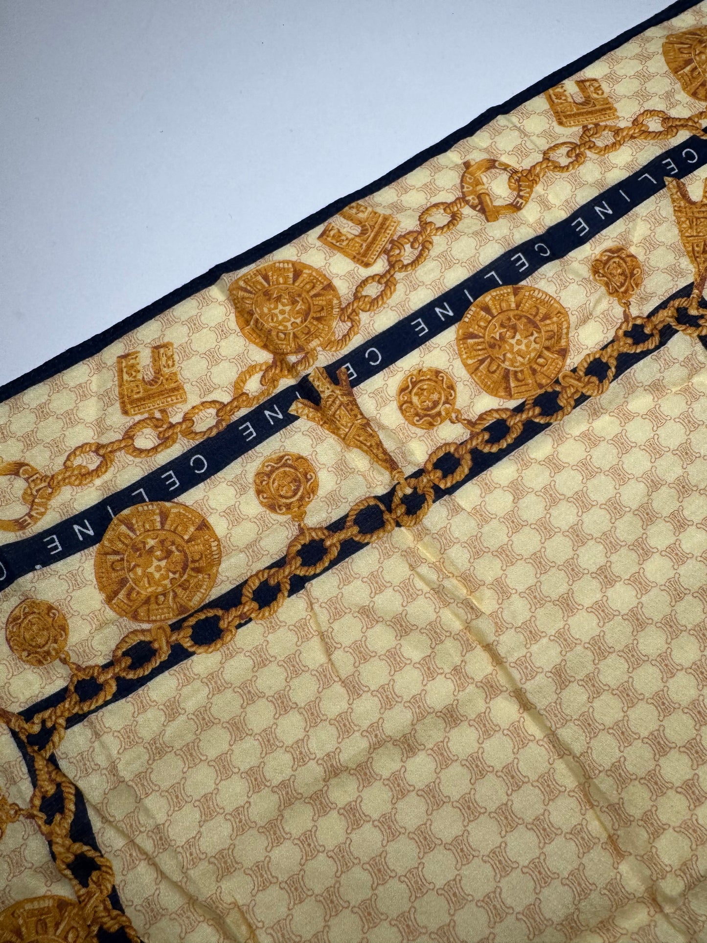 Vintage Celine Monogram Cloth yellow