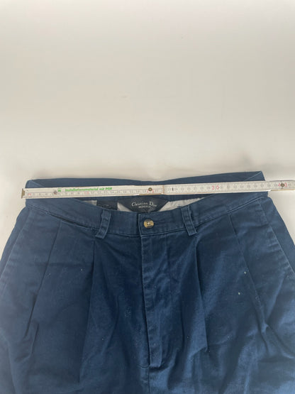 Vintage Dior Canvas Shorts navy 38/M
