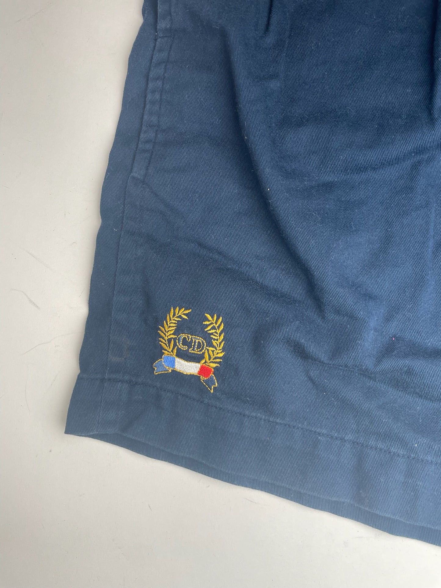 Vintage Dior Canvas Shorts navy 38/M