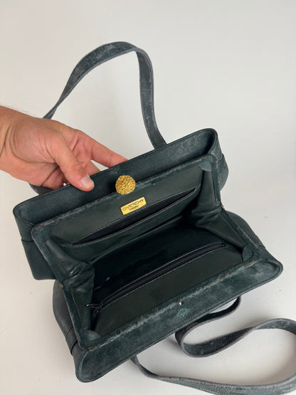 Sac vintage Givenchy en cuir 4G vert