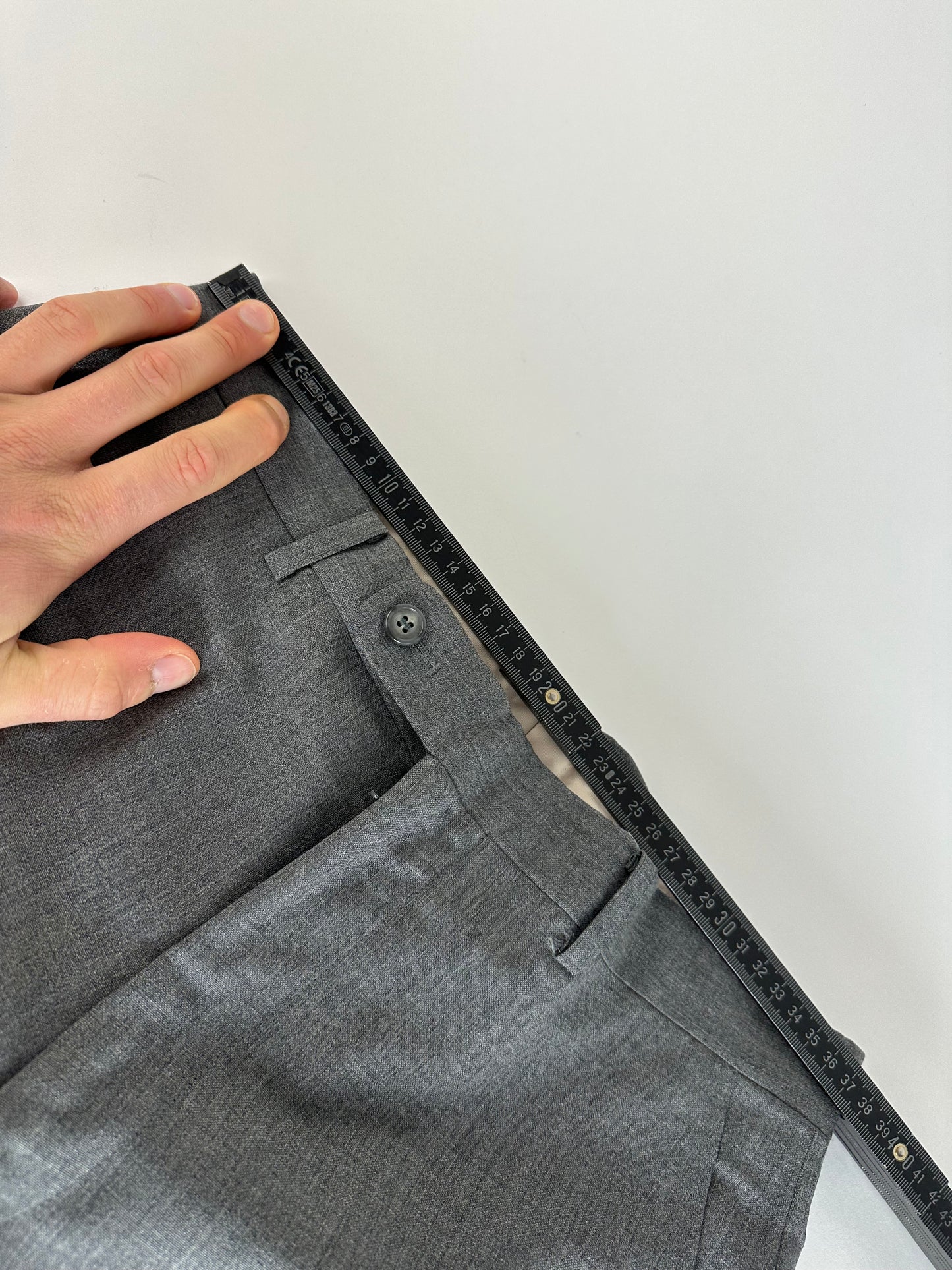 Vintage Dior Wool Pants Anthracite