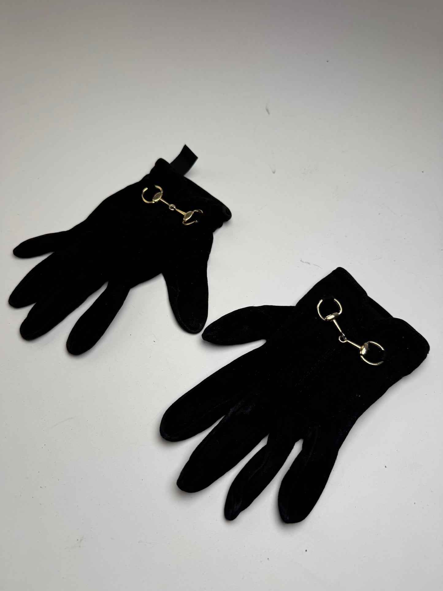 Vintage Gucci Leather gloves Black S