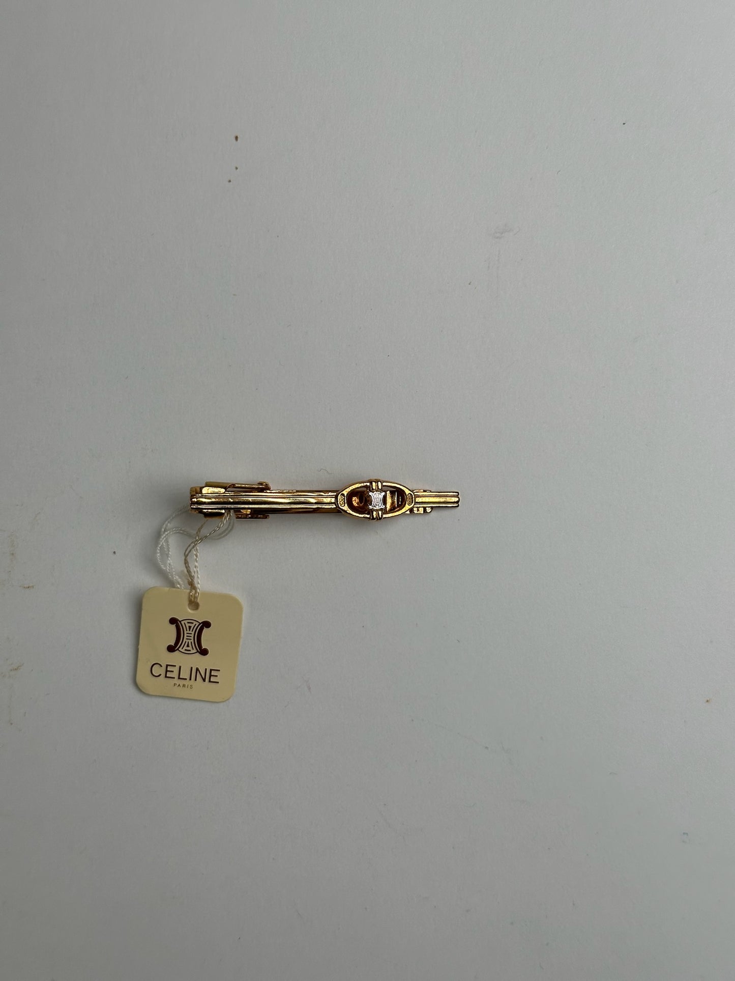 Vintage Celine Paris Steel Tie/Money Clamp new