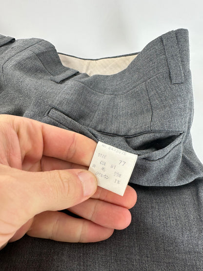 Vintage Dior Wool Pants Anthracite