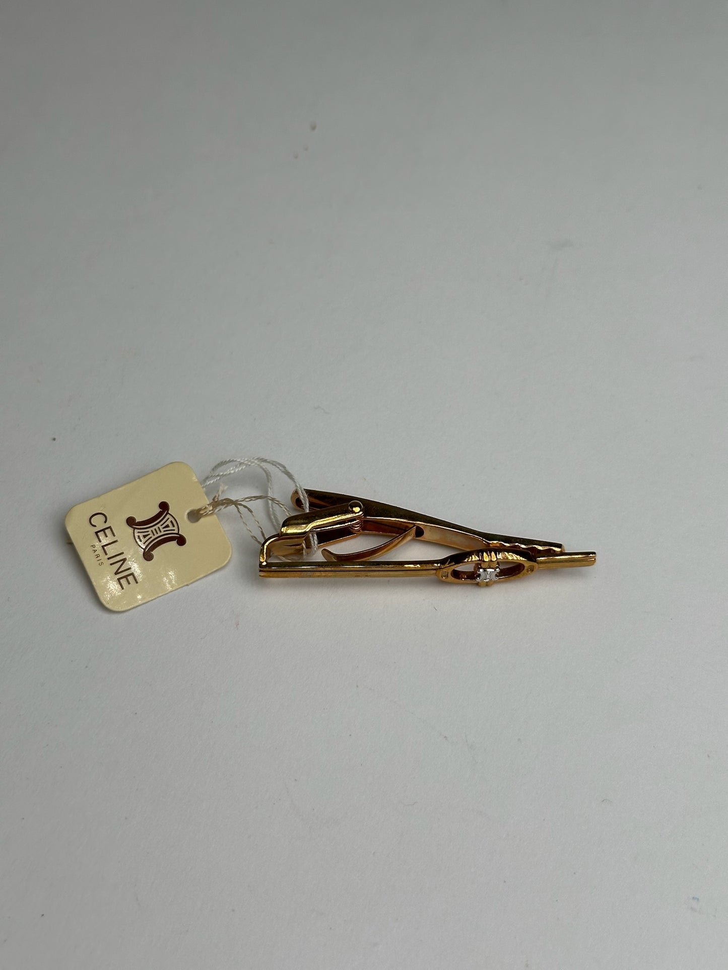 Vintage Celine Paris Steel Tie/Money Clamp new