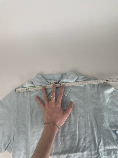 Vintage Dior Polo Shirt light blue M