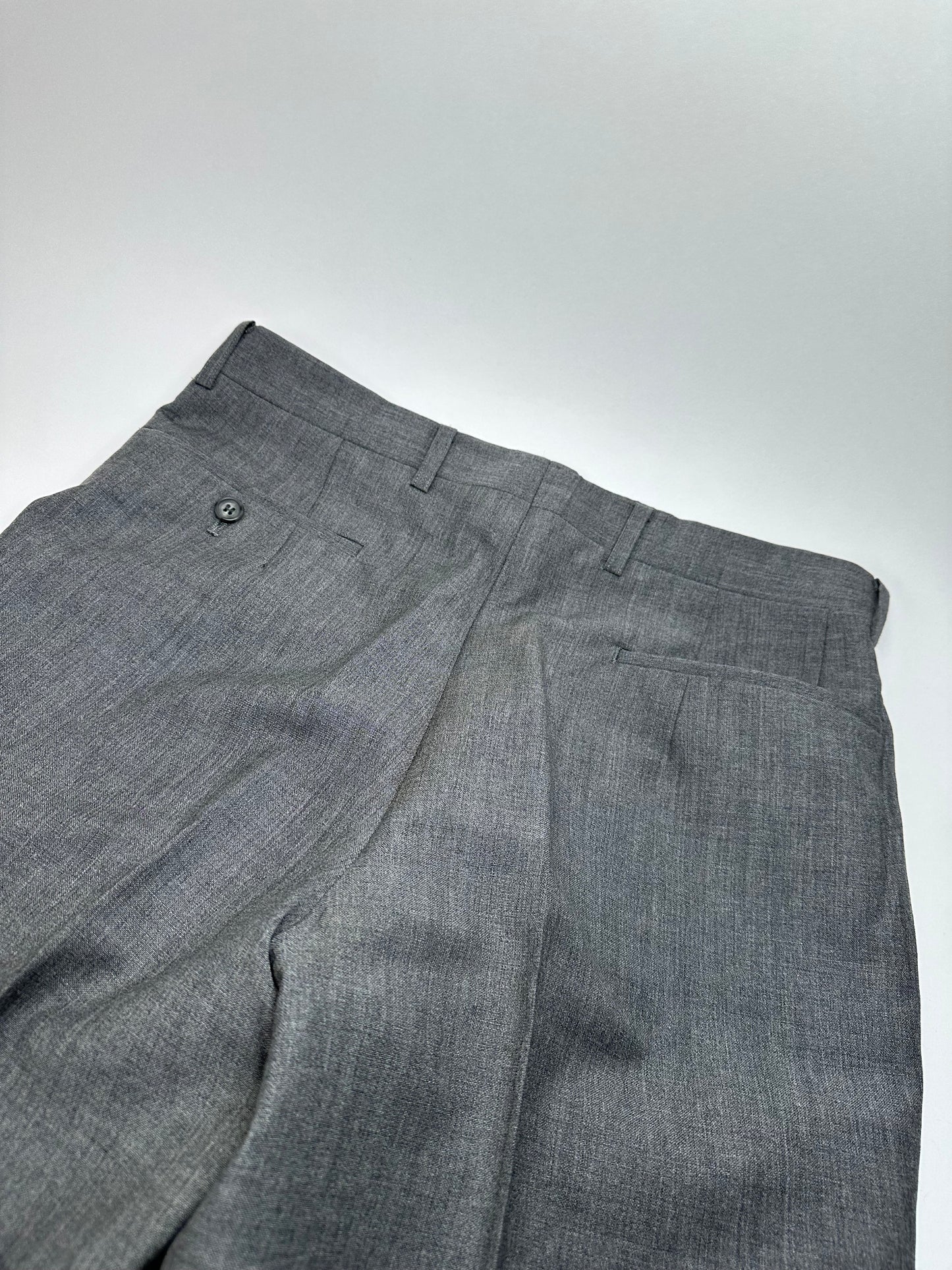 Vintage Dior Wool Pants Anthracite