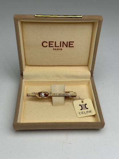 Vintage Celine Paris Steel Tie/Money Clamp new