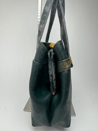 Sac vintage Givenchy en cuir 4G vert