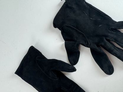 Vintage Gucci Leather gloves Black S