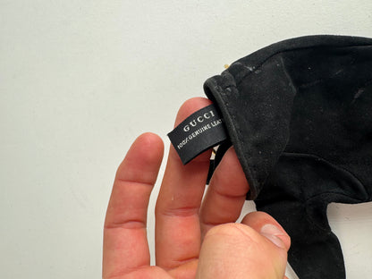 Vintage Gucci Leather gloves Black S