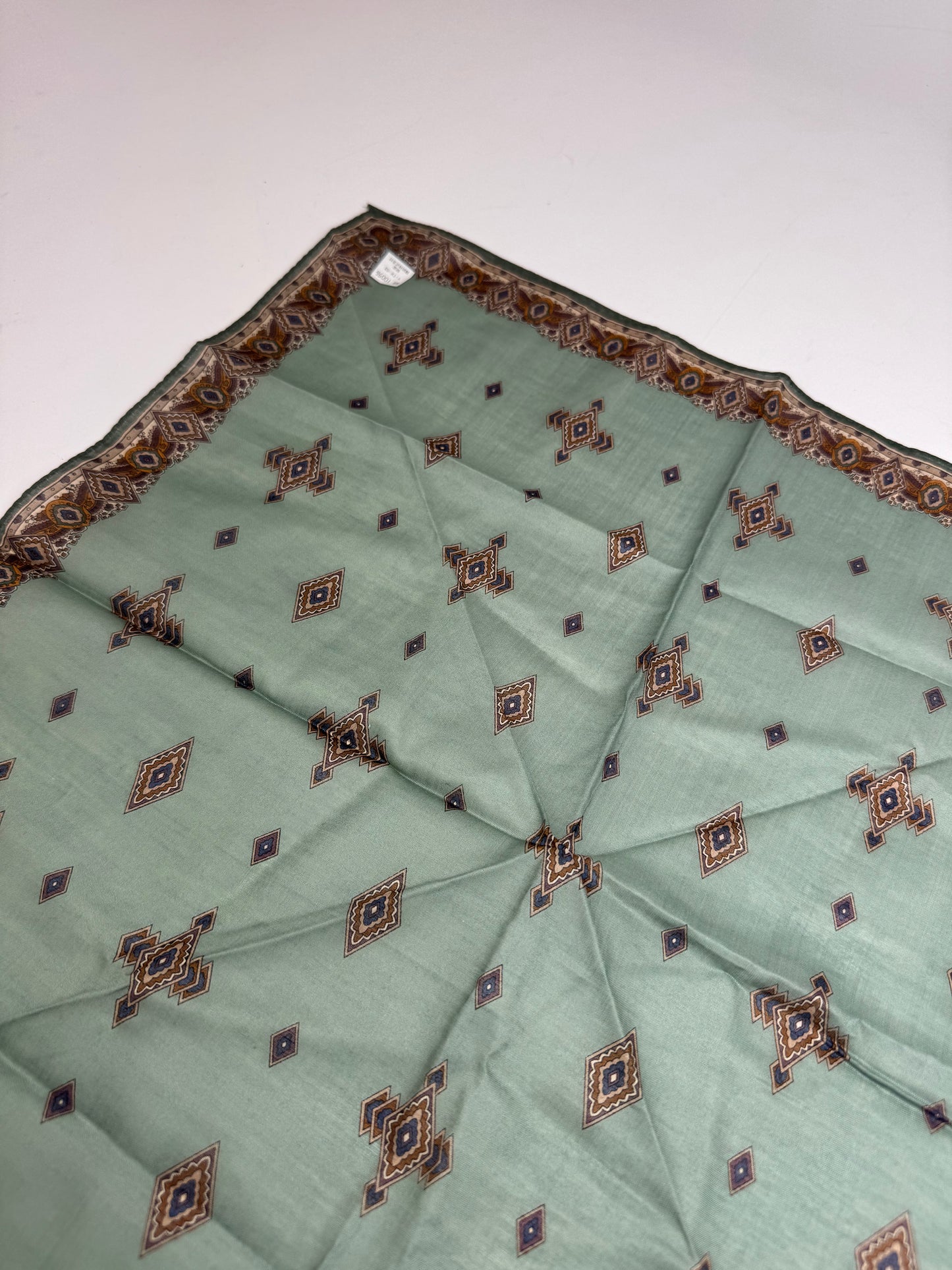 Vintage Dior Scarf Green Gold