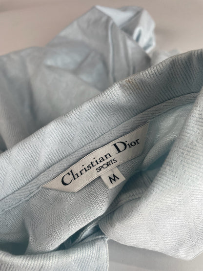 Vintage Dior Polo Shirt light blue M