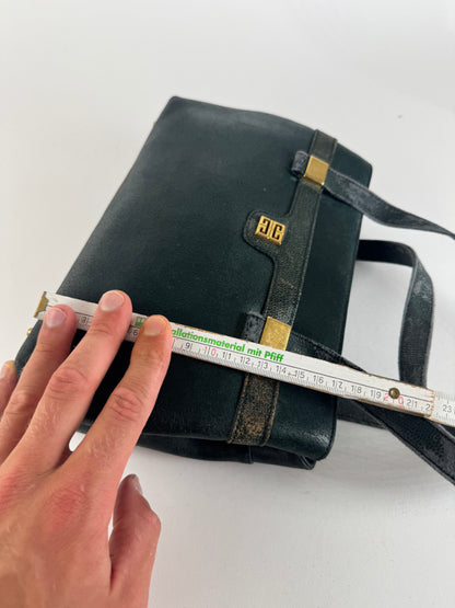 Sac vintage Givenchy en cuir 4G vert