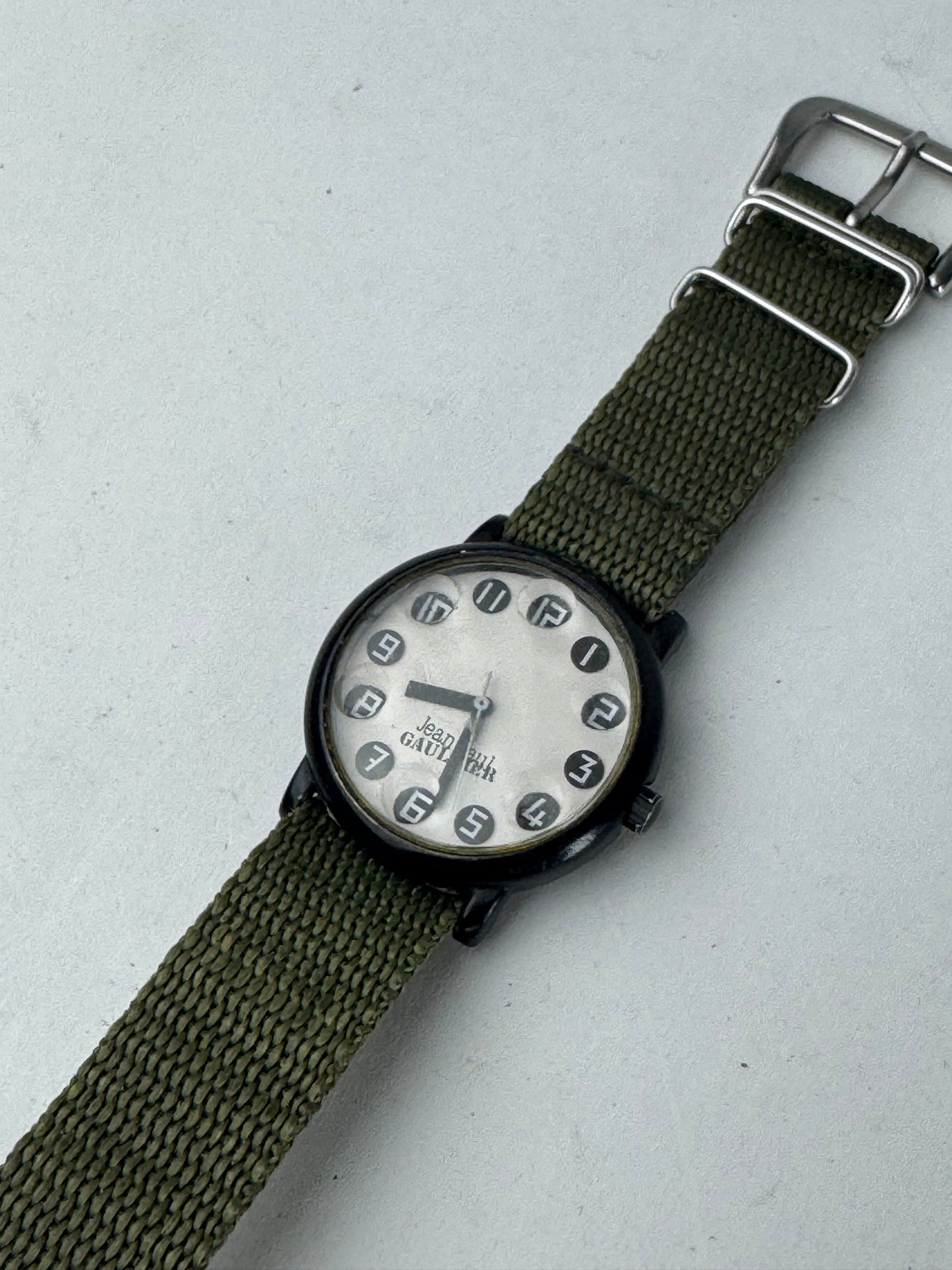 Vintage Jean Paul Gaultier Quartz Watch Khaki