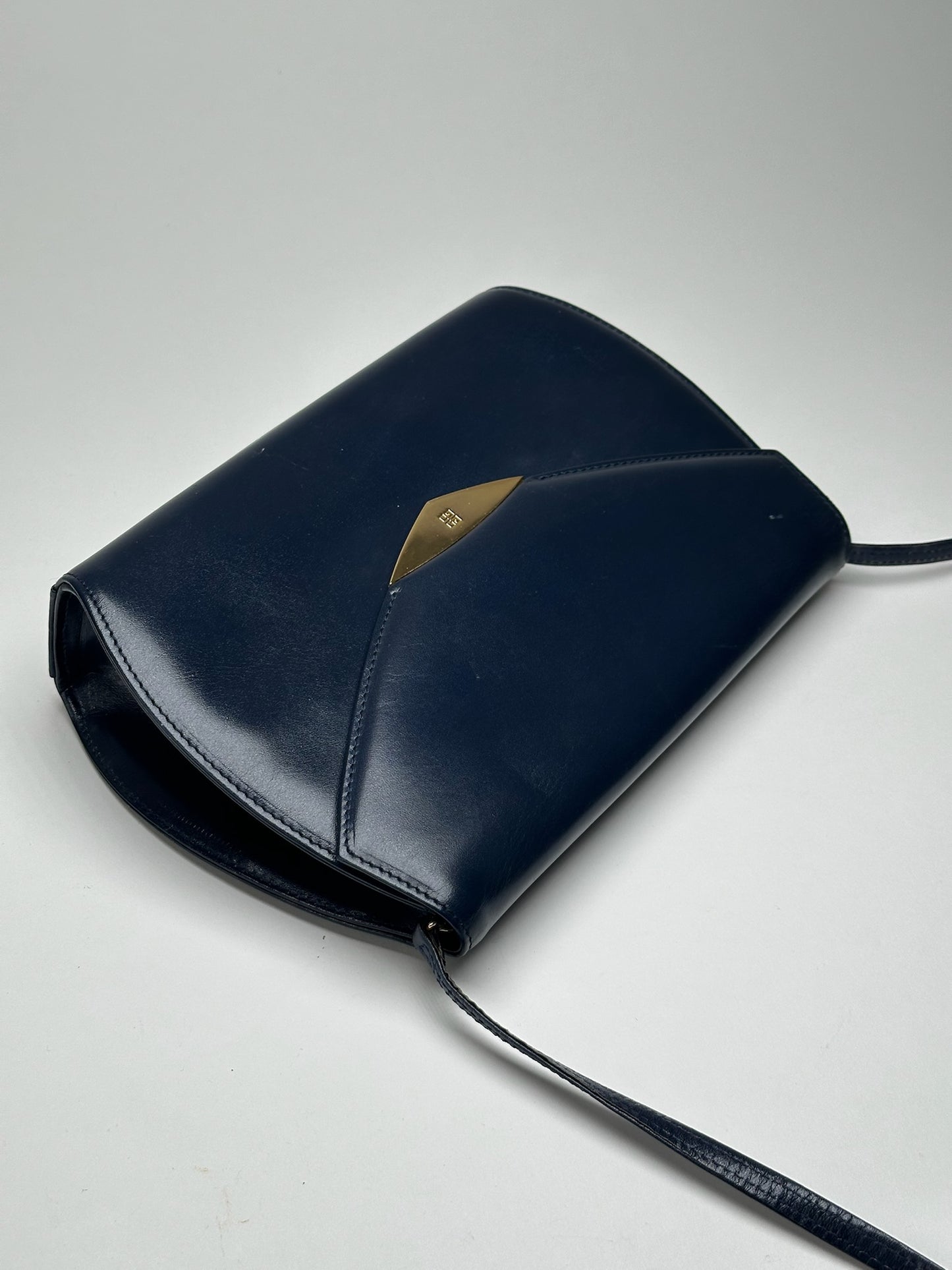 Vintage Givenchy 4G Leather Bag Navy