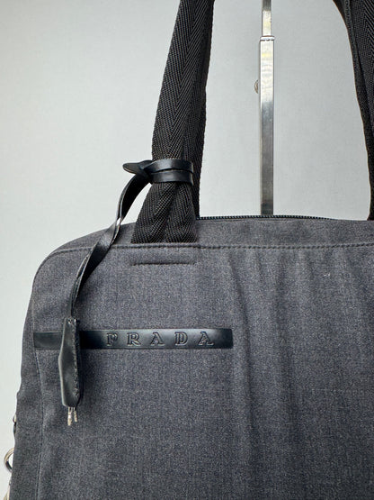 Sac Prada Sport en toile vintage anthracite