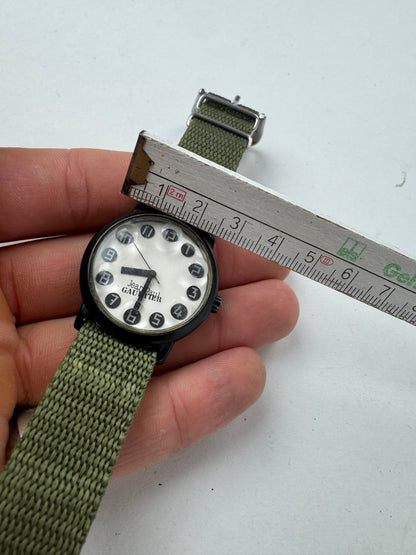 Vintage Jean Paul Gaultier Quartz Watch Khaki