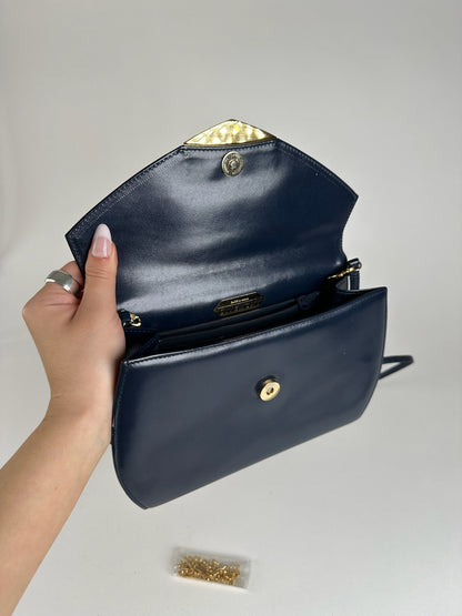 Vintage Givenchy 4G Leather Bag Navy